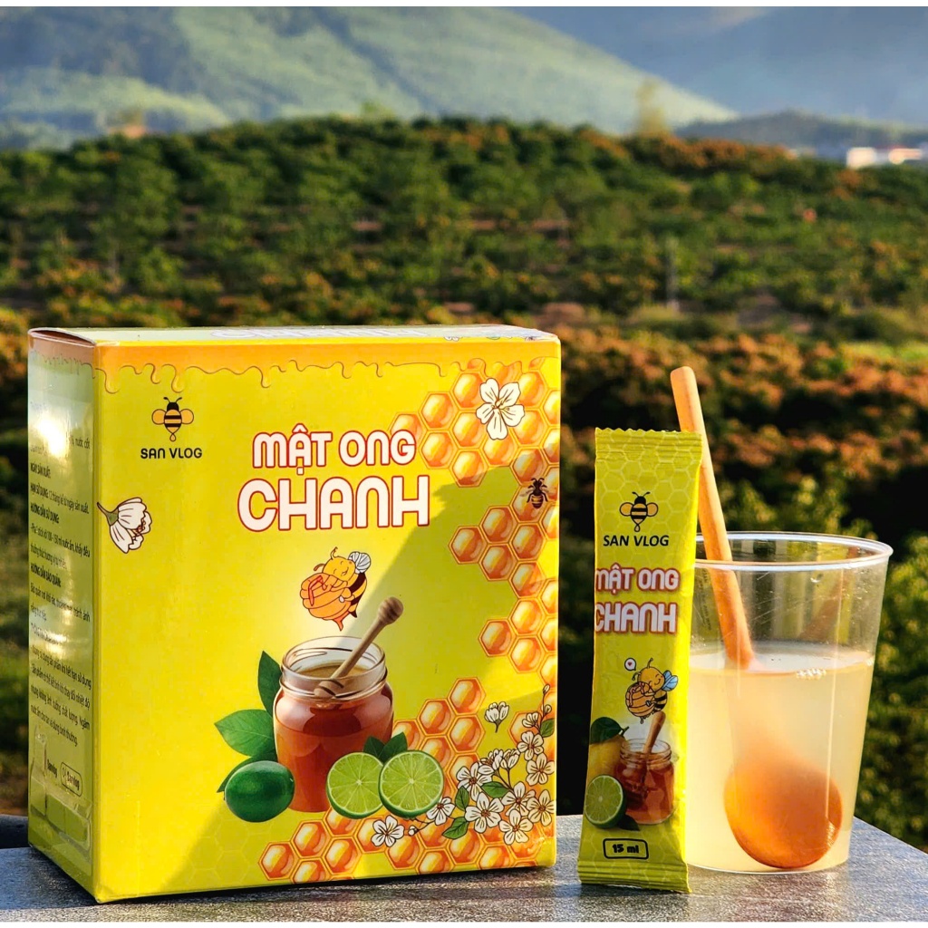 Mật Ong Chanh Hộp Stick Tiện Lợi Pha Ngay Hương Vị Độc Đáo