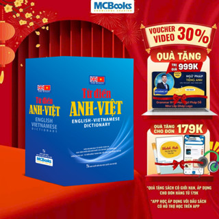 Sách - Từ Điển Anh Việt Phiên Bản Bìa Xanh Cứng - Giải Nghĩa Đầy Đủ Ví Dụ Phong Phú MCBooks