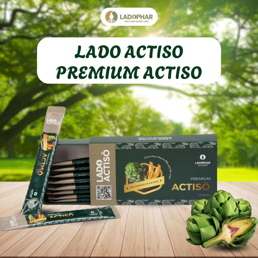 Lado Actiso Premium Actiso - Ladophar (15ml/gói x 10)