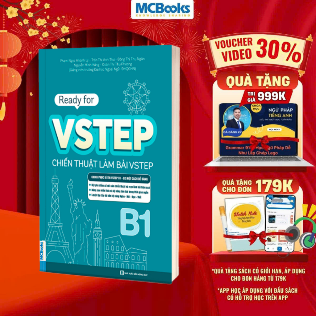 Sách - Ready for VSTEP Chiến thuật làm bài VSTEP B1