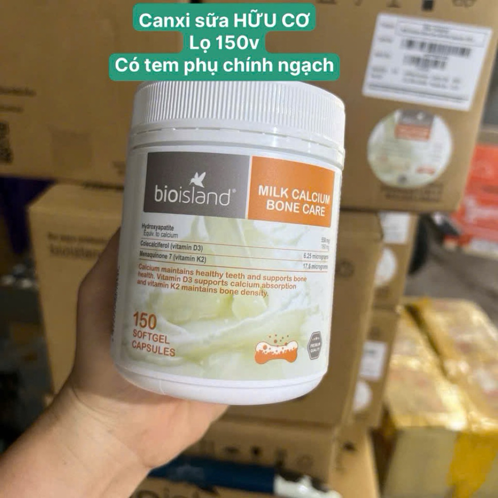 [Date2028] Viên uống canxi sữa bonecare 150v úc