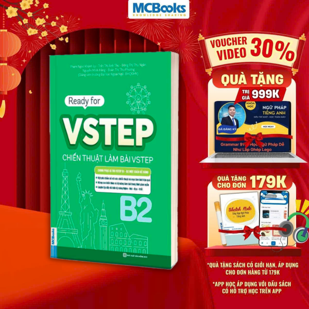 Sách - Ready for VSTEP Chiến thuật làm bài VSTEP B2