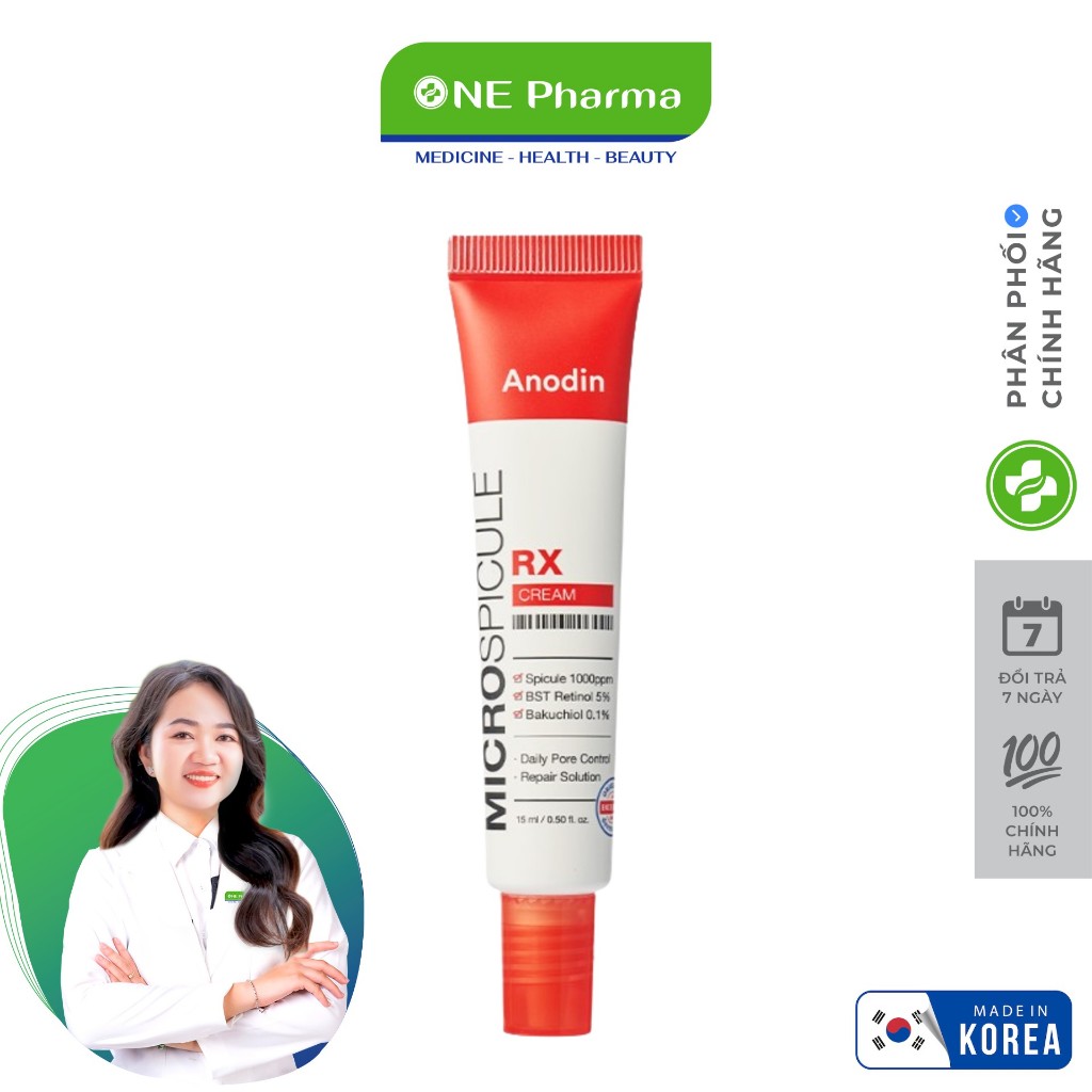 Kem Dưỡng Trẻ Hóa Da Anodin Retinol RX Micro Spicule - 15ml