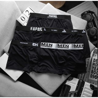 Combo 5 quần sịp đùi nam màu đen mix mã chất thun lạnh co giãn 4 chiều loại 1.