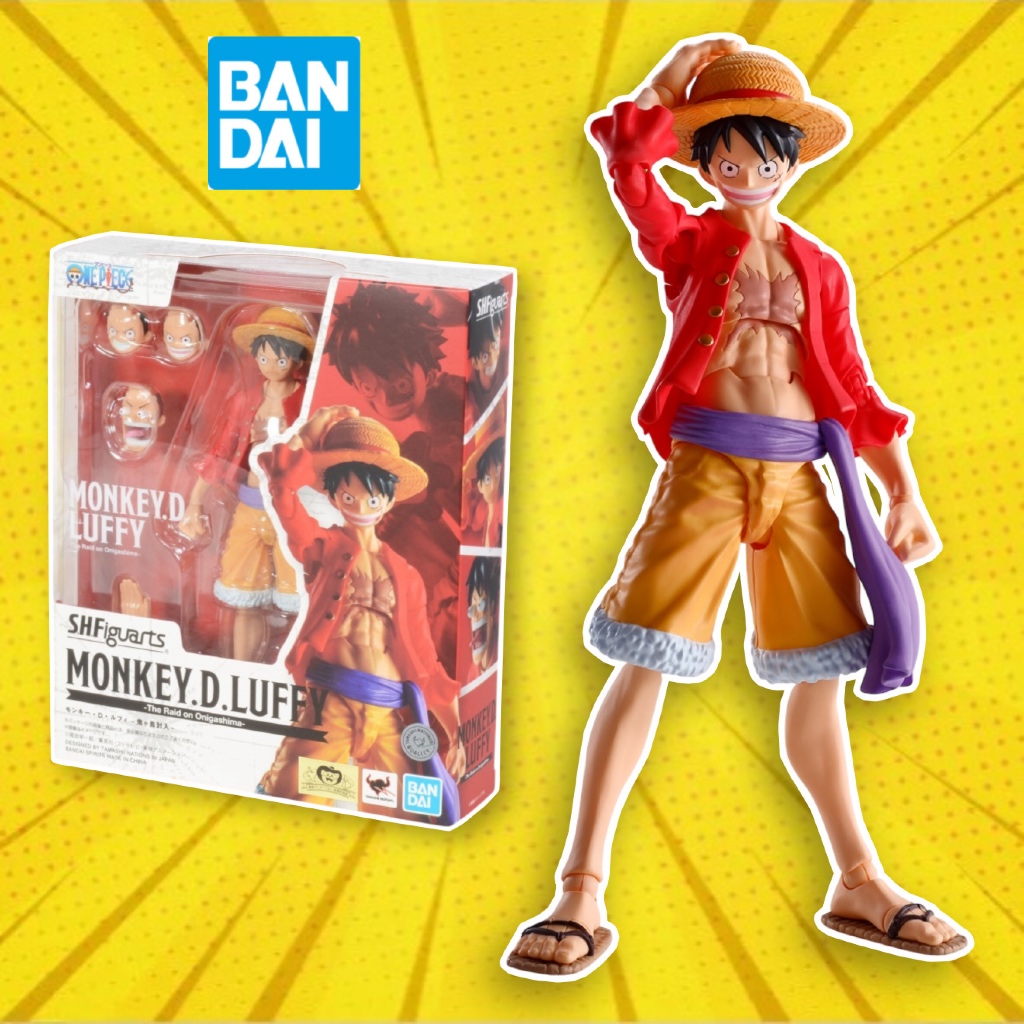 Mô Hình SHF MONKEY D LUFFY -The Raid on Onigashima- Shf Luffy One Piece Chính Hãng BANDAI