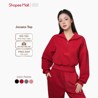   Lẻ áo  Cazi Jocasta Top - Áo cổ bẻ dài tay 