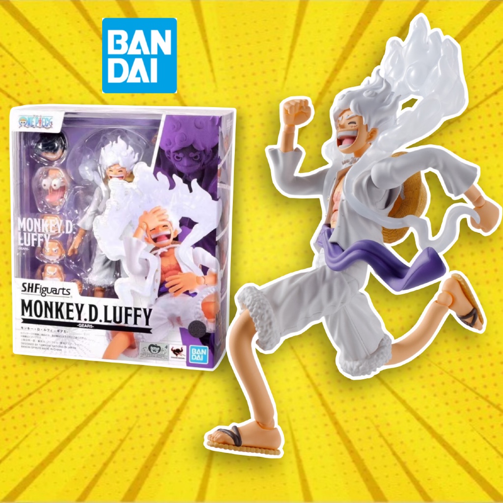 Mô Hình SHF Monkey D Luffy Gear 5 - SHF Luffy G5 One Piece Chính Hãng Bandai