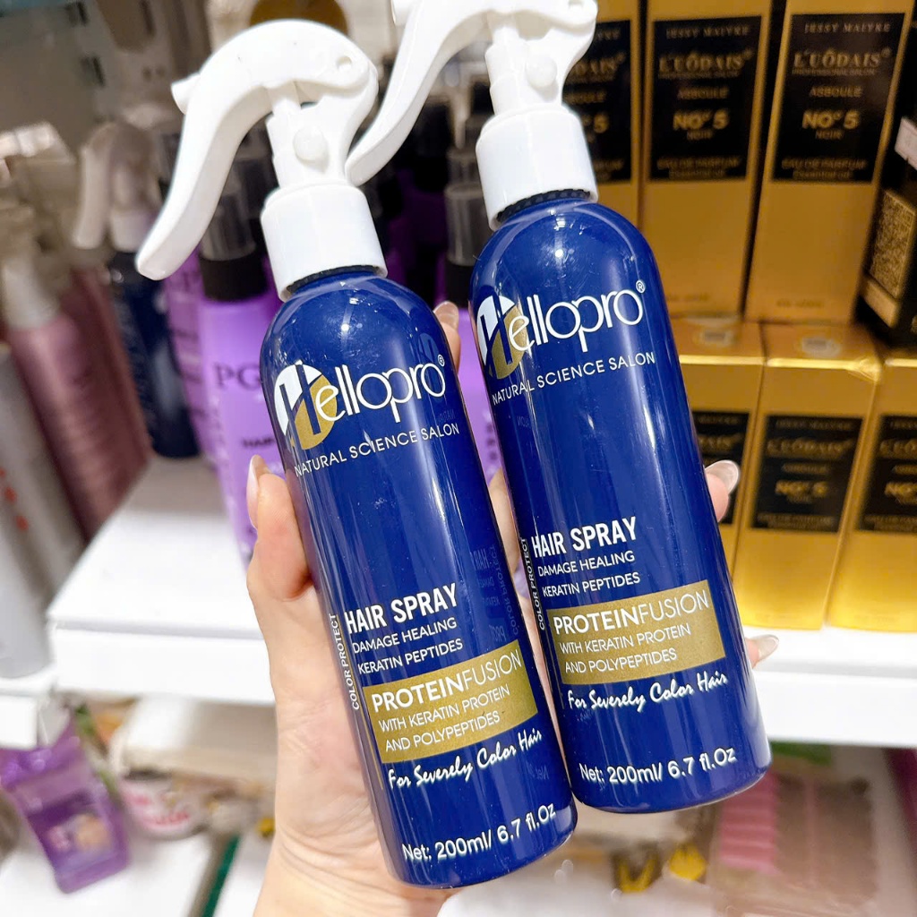 Xịt Dưỡng Tóc Hellopro 200ml - Sữa dưỡng tóc Hellopro giúp dưỡng phục hồi tóc
