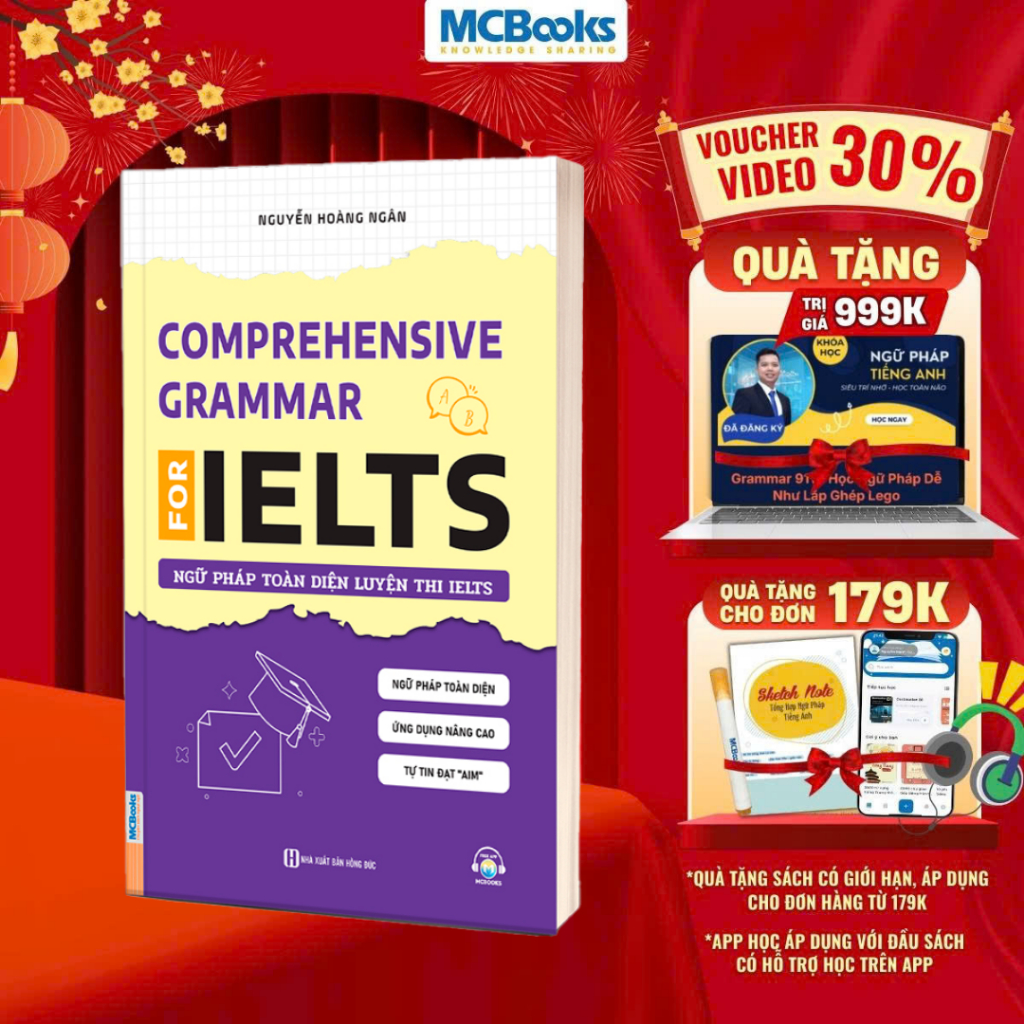 Sách - Ngữ pháp toàn diện luyện thi IELTS - Comprehensive Grammar For IELTS