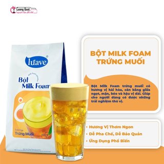 Bột Milk Foam Luave (Có đủ 3 vị) 500gr có bao bì mới