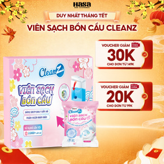  Viên thả bồn cầu CleanZ viên sạch bồn cầu khử mùi chống mảng bám ố vàng diệt vi khuẩn toilet 