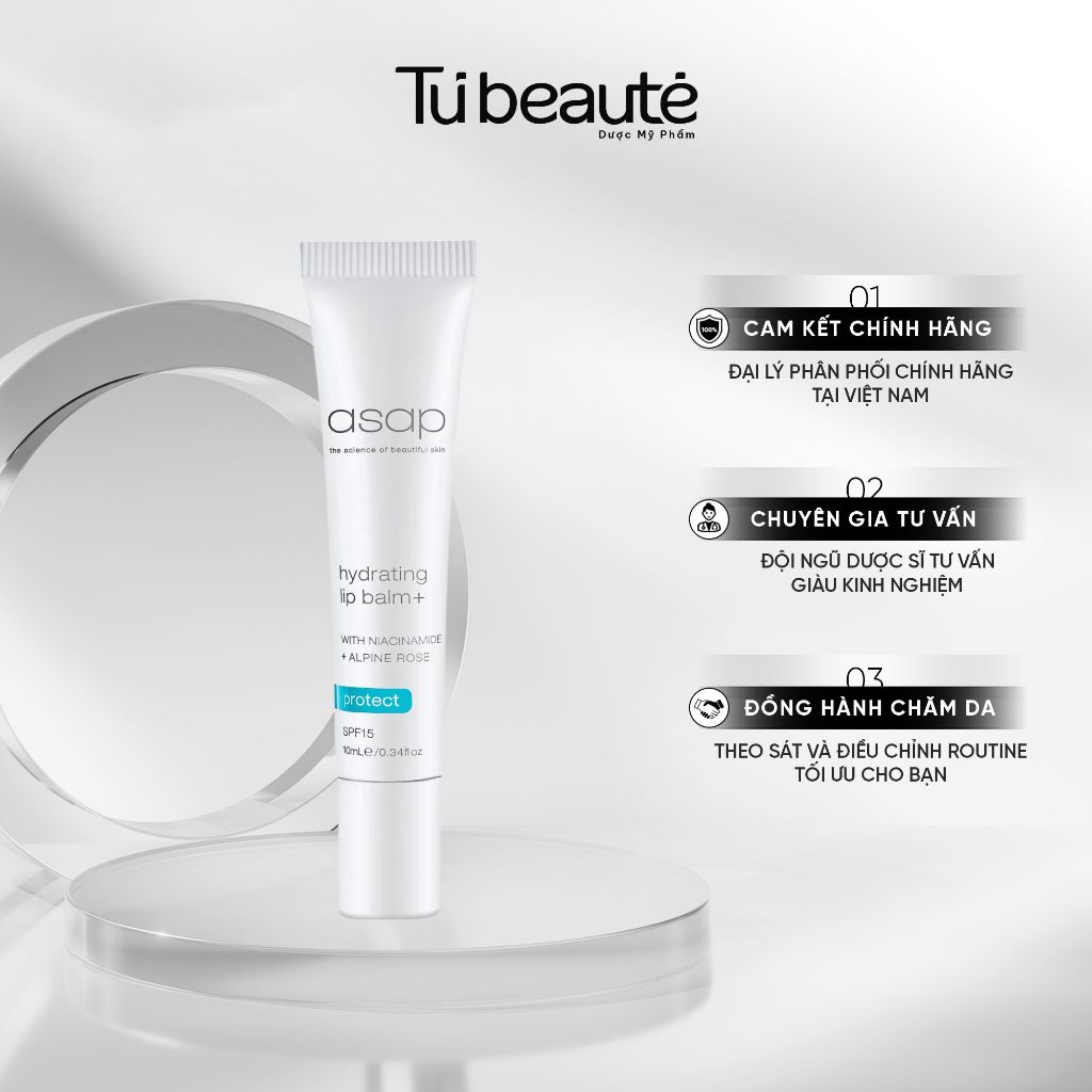 [HÀNG CÔNG TY] Son Dưỡng Môi Asap Hydrating Lip Balm+ 10ml