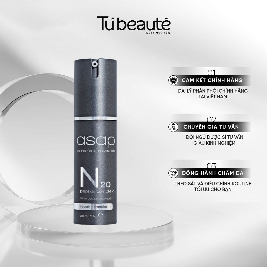 [HÀNG CÔNG TY] Tinh chất chống lão hóa ASAP N20 Peptide Complex