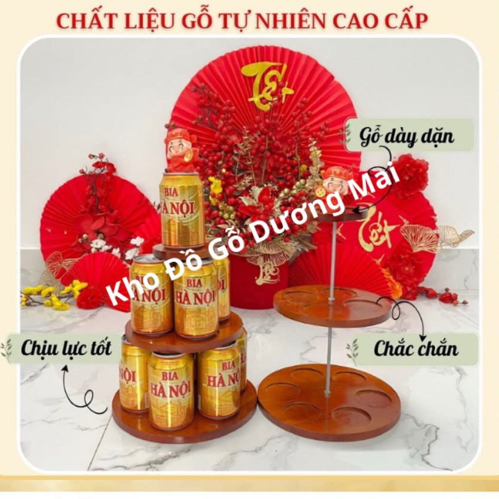 tháp nước 3 tầng hình tròn