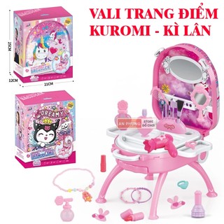 ĐỒ CHƠI VALI TRANG ĐIỂM NGỰA PONY KỲ LÂN KOROMI cho bé gái, có thể lắp ghép thành bàn trang điểm siêu đẹp cho bé