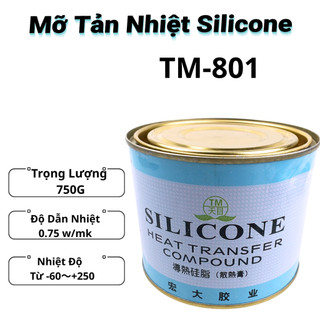 Keo Tản Nhiệt TM-801 Tianmu 750g – Mỡ Dẫn Nhiệt Silicone Chịu Nhiệt Cao