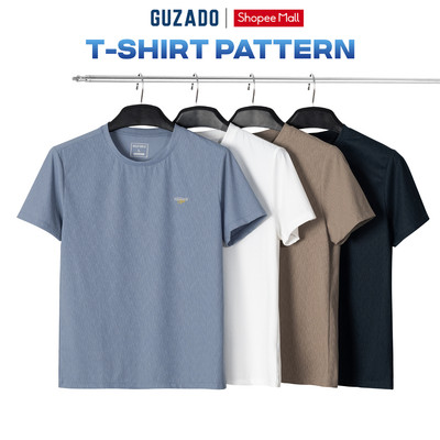 Áo Thun Thể Thao Nam GUZADO Vải Coolmax Gân Nổi, Thoáng Khí Thấm Hút Tốt MTS2506-MATS25S012
