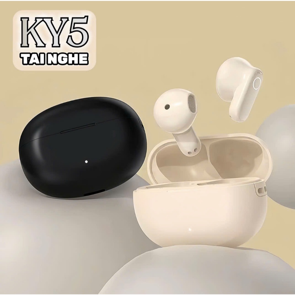 Tai Nghe PRO5S KY5 MINI / F9 / M10 / M100 Bluetooth 5.3 Âm Thanh Nổi Chống Ồn Chất Lượng Cao , bảo hành 12 tháng