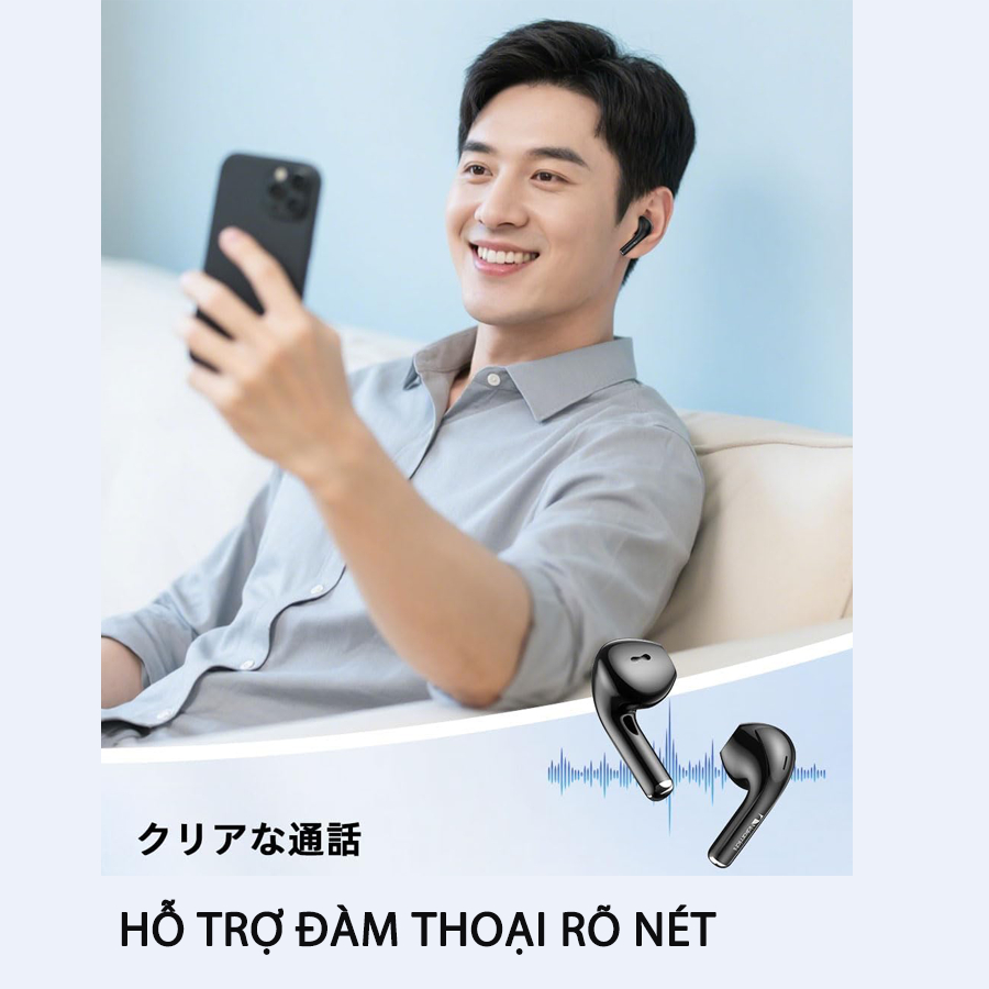 Tai Nghe TWS NAKAMICHI TW016, BT 6.0, Màng Loa 13mm, Gamemode Độ Trễ Thấp, Nghe Nhạc Đến 20H - Hàng Chính Hãng | BigBuy360 - bigbuy360.vn