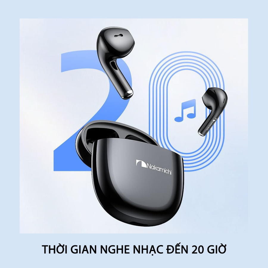 Tai Nghe TWS NAKAMICHI TW016, BT 6.0, Màng Loa 13mm, Gamemode Độ Trễ Thấp, Nghe Nhạc Đến 20H - Hàng Chính Hãng | BigBuy360 - bigbuy360.vn