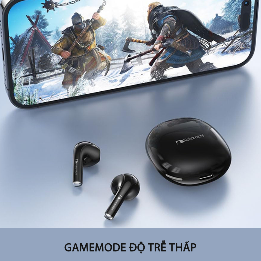 Tai Nghe TWS NAKAMICHI TW016, BT 6.0, Màng Loa 13mm, Gamemode Độ Trễ Thấp, Nghe Nhạc Đến 20H - Hàng Chính Hãng | BigBuy360 - bigbuy360.vn