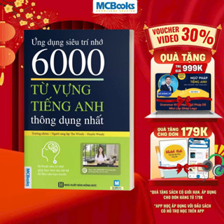 Sách - Ứng Dụng Siêu Trí Nhớ 6000 Từ Vựng Tiếng Anh Thông Dụng Nhất Cho Người Học Tiếng Anh Cơ Bản - Học Kèm App Online