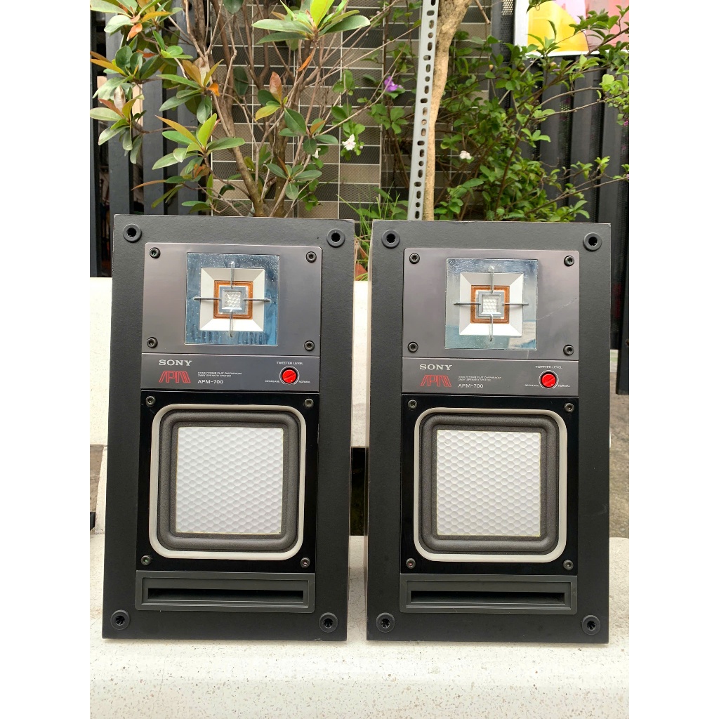 Cặp Loa Booksheolf  nghe nhạc SONY  APM-700 bãi nhật về hơi xấu góc tí hát cực hay(2025)  hàng bãi n