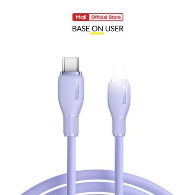 Cáp Nhiều Màu Sắc BASEUS Sạc Nhanh 18W Truyền Dữ Liệu Từ Type-C Sang IP