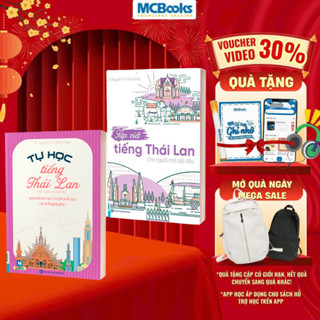 Sách - Combo Tự học tiếng Thái Lan cho người mới bắt đầu