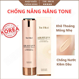  Kem chống nắng nâng tone The High Air fit Suncream  Spf50 Pa++++ CHÍNH HÃNG - Tặng mặt nạ 