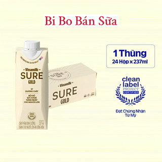   MẪU MỚI  Thùng 24 Hộp Sữa Bột Pha Sẵn Sure Prevent Gold 237ml 