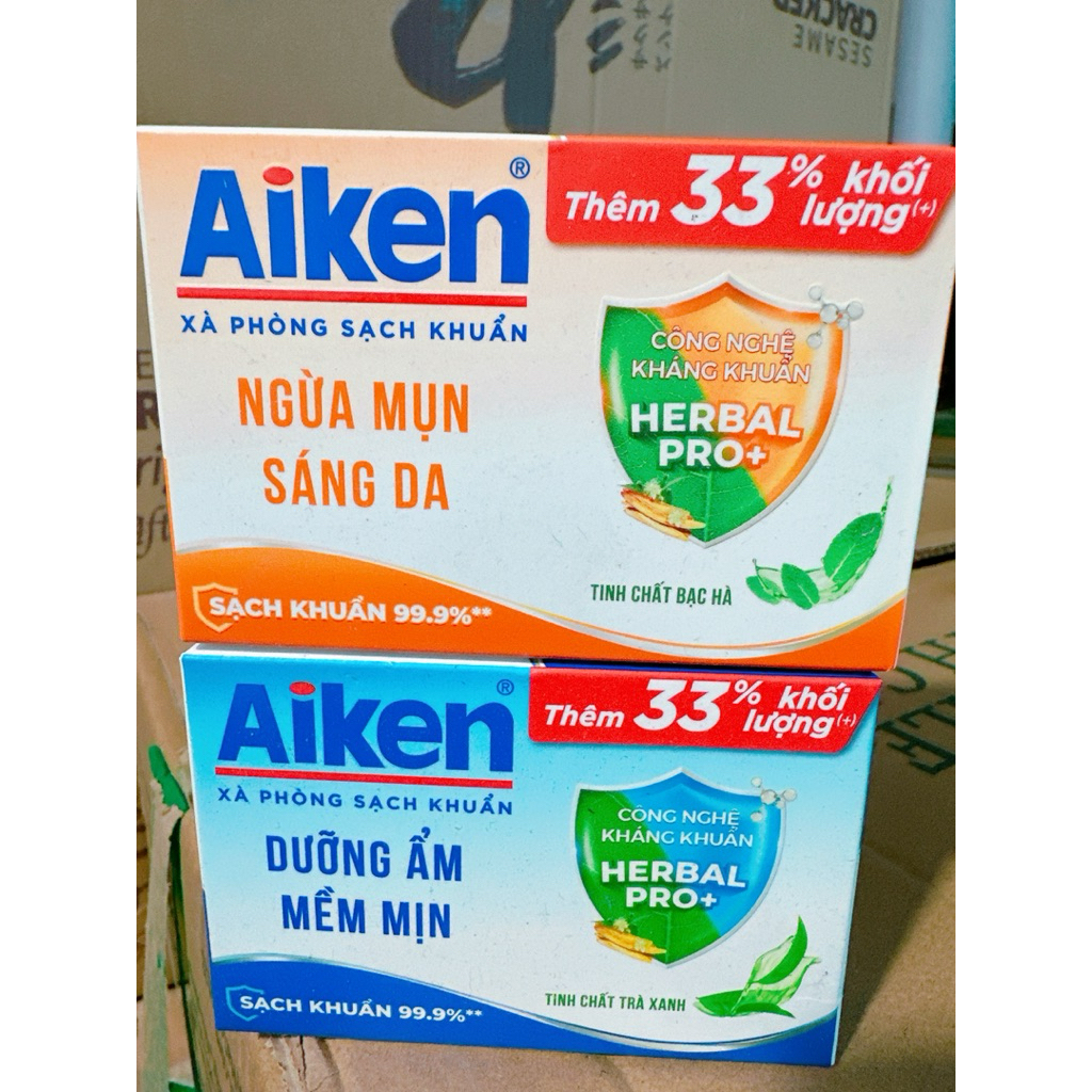 Xà Phòng Sạch Khuẩn Aiken 120g