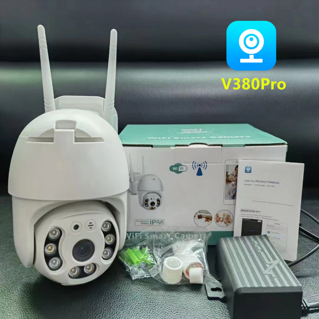 Camera giám sát V380 Pro có Camera WIFI Camera nhìn đêm 1080P Màn hình ngoài trời