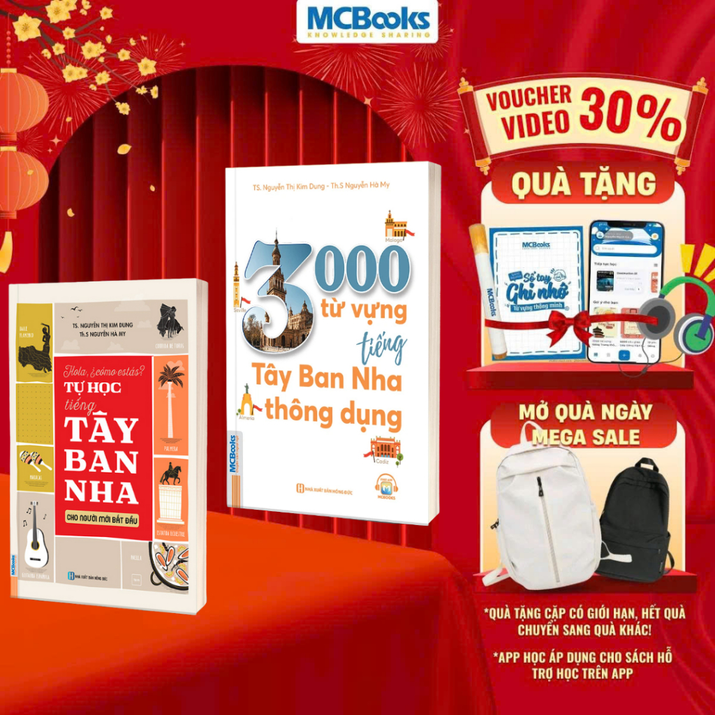 Sách - Combo Tự học tiếng Tây Ban Nha - Dành cho người mới bắt đầu