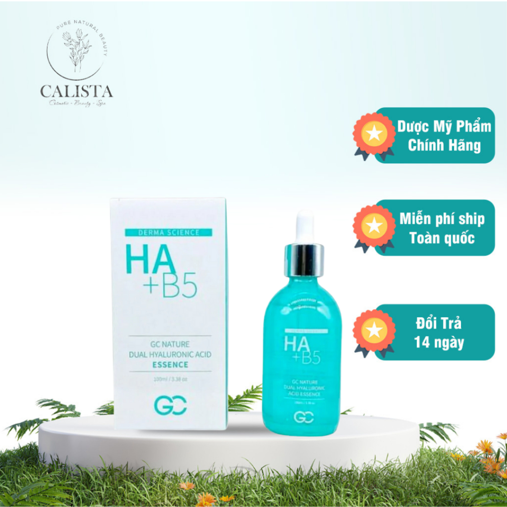 Serum dưỡng da Vitamin B5 + HA GC Nature Dual Hyaluronic Acid Essence 100ml