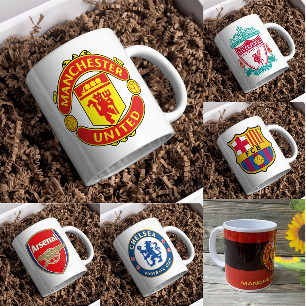 Cốc sứ ly sứ Real Madrid Barcelona  Manchester United,Liverpool Chelsea Arsenal Bayern Munic Juventu