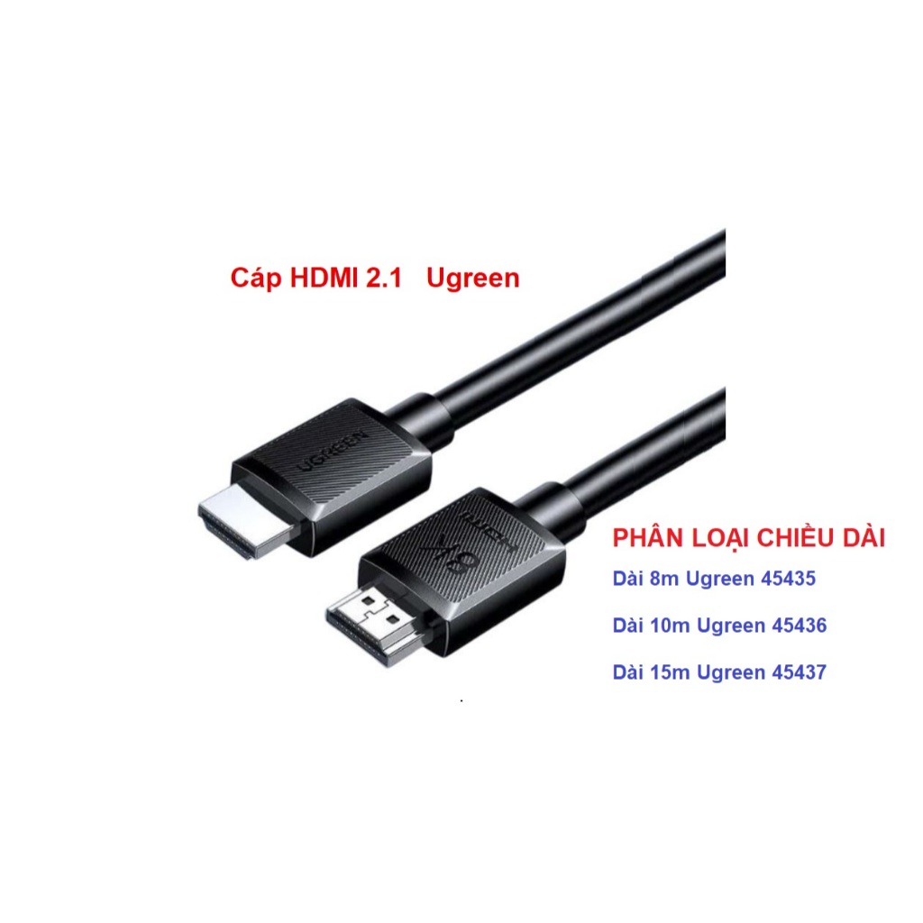 Cáp HDMI 2.1 ( 45435, 45436 , 45437 ) Ugreen