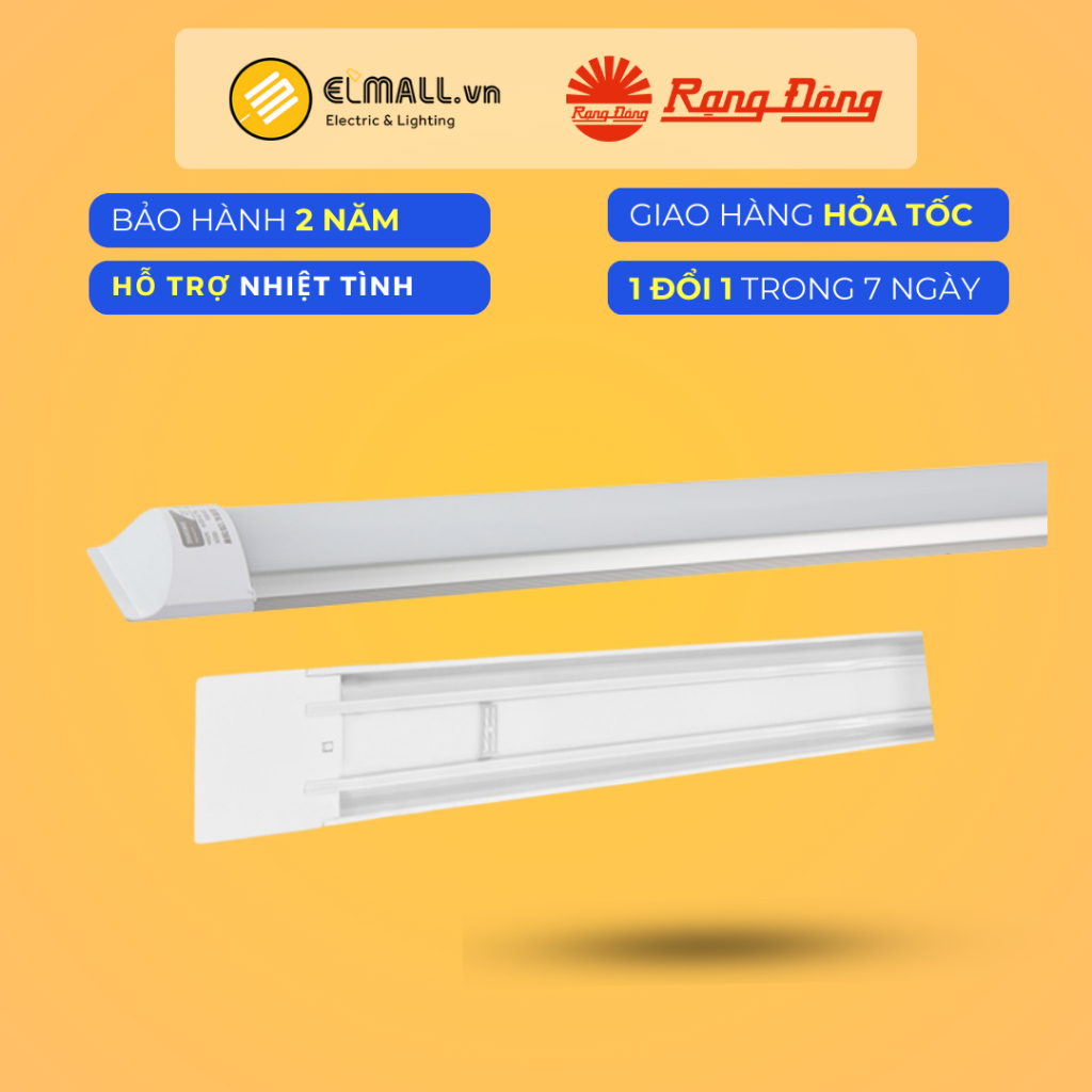 Đèn LED Tuýp Bán Nguyệt Rạng Đông M26 25W,50W – Ánh sáng trung thực, tiết kiệm điện