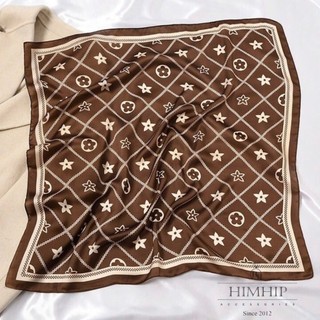 Khăn Vuông HimHip Lụa Thời Trang Nhiều Hoạ Tiết Khổ Vuông 70x70cm