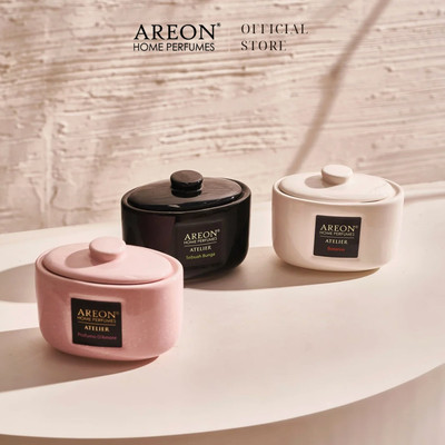 Nến thơm phòng gốm cao cấp Areon nhiều mùi hương