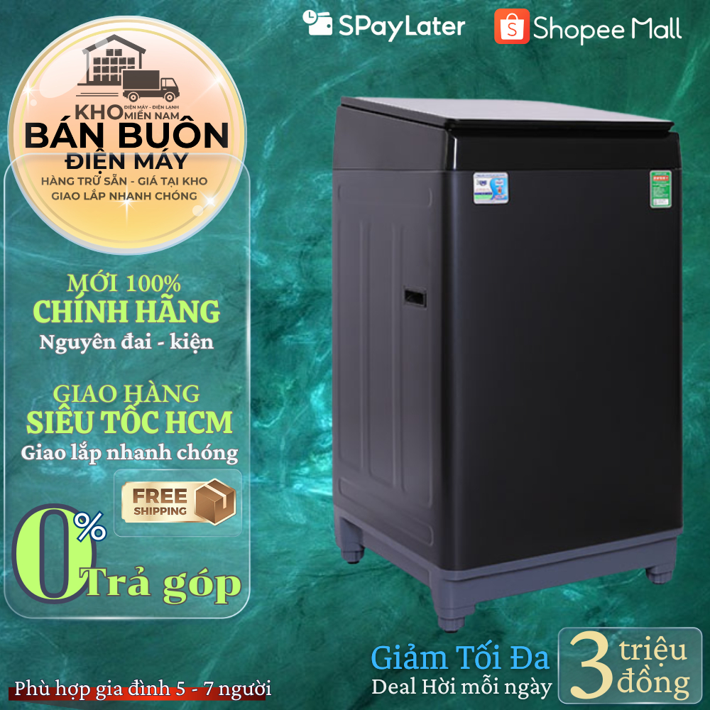 AQW-U100FT(BK) - Máy giặt AQUA 10 KG AQW-U100FT(BK) - Hàng chính hãng