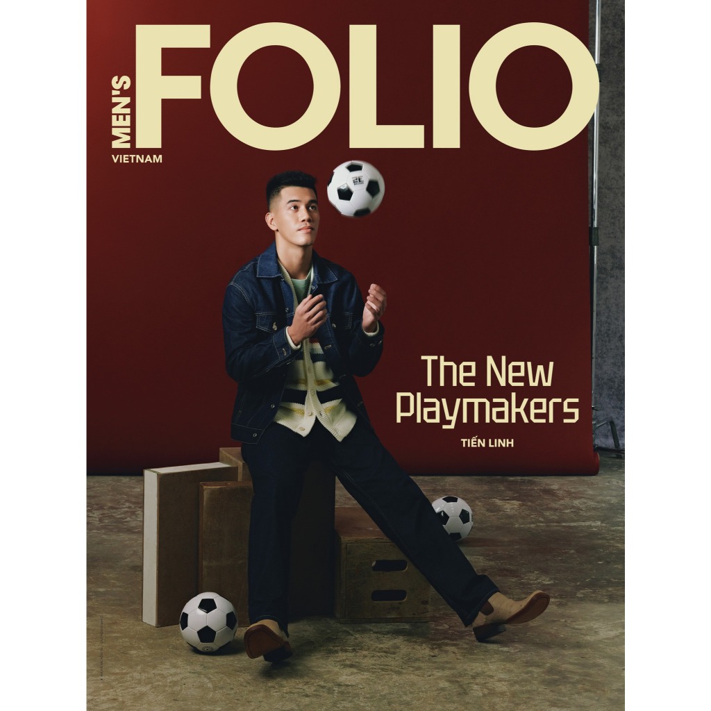 MEN’S FOLIO VIETNAM #28 MAY 2025: THE NEW PLAYMAKERS ISSUE - TIẾN LINH - 199.000VND