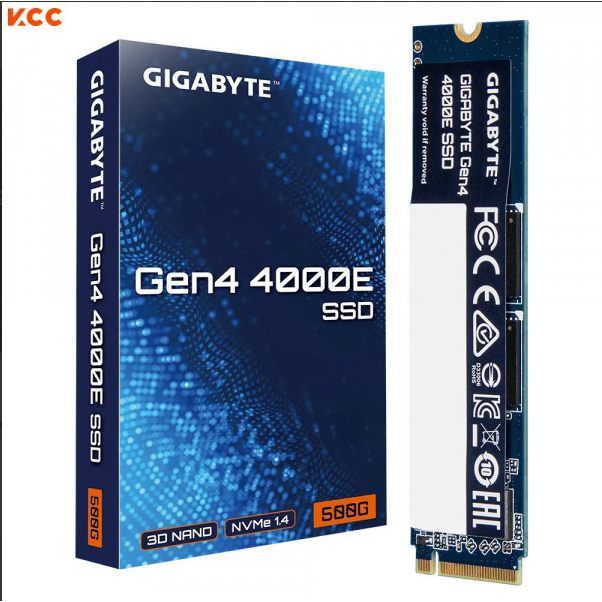 Ổ cứng SSD Gigabyte Gen4 4000E M.2 NVMe 500GB (G440E500G - DGW)