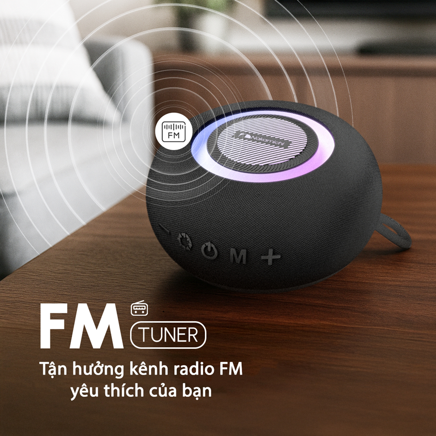 Loa Bluetooth NAKAMICHI NBS-116, BT 5.3, Công Suất 8W*2, Pin 2400 mAh, Nghe Đến 4H - Hàng Chính Hãng | BigBuy360 - bigbuy360.vn