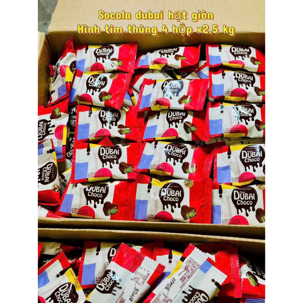 [Ăn đã nghiền] 100g Kẹo Socola Dubai sợi dừa/sữa dừa Dubai/ Socola Dubai hiệu Pandora's Diary thơm n