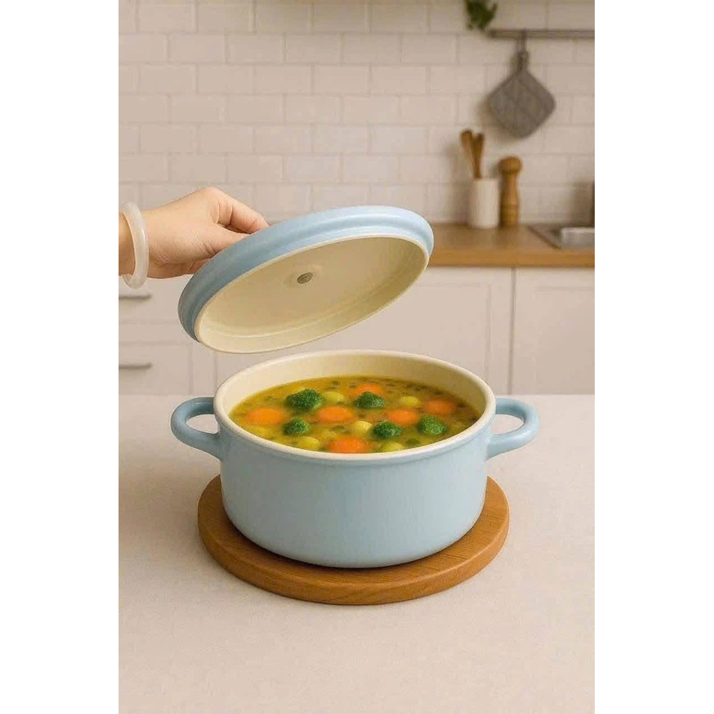 Nồi tráng men Green cook 20cm