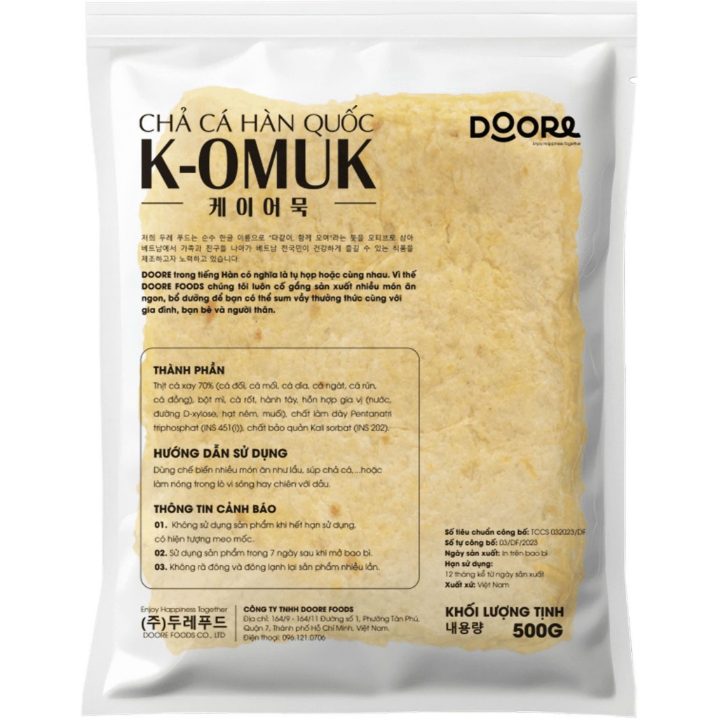 Chả Cá Lát Tổng Hợp Hàn Quốc 500g – Odeng Mix Đa Dạng Chuẩn Vị