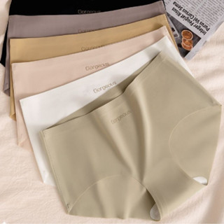  Quần Lót Nữ Su Lạnh Cạp Ép Không Viền May - Quần Chip Nữ Cao Cấp Đáy Có Lót Kháng Khuẩn AMYBRA L057 