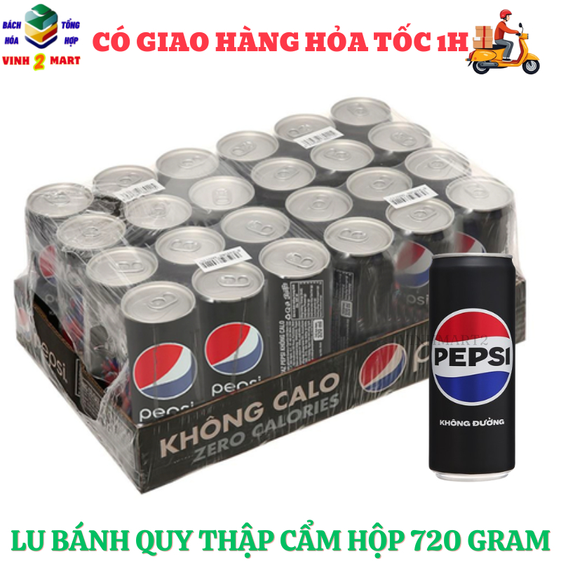 nước ngọt Pepsi không calo lon 320 ml