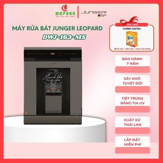 Máy rửa bát Junger Leopard DWJ-163-MS, Dung tích 15 bộ Châu Âu, Bảo Hành 7 Năm - BST